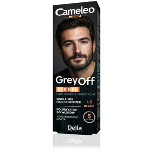 DELIA CAMELEO MEN GREY OFF Farba do włosów 3.0 Ciemny brąz ...