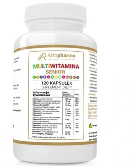 Altopharma Multivitamin Senior 120 capsules