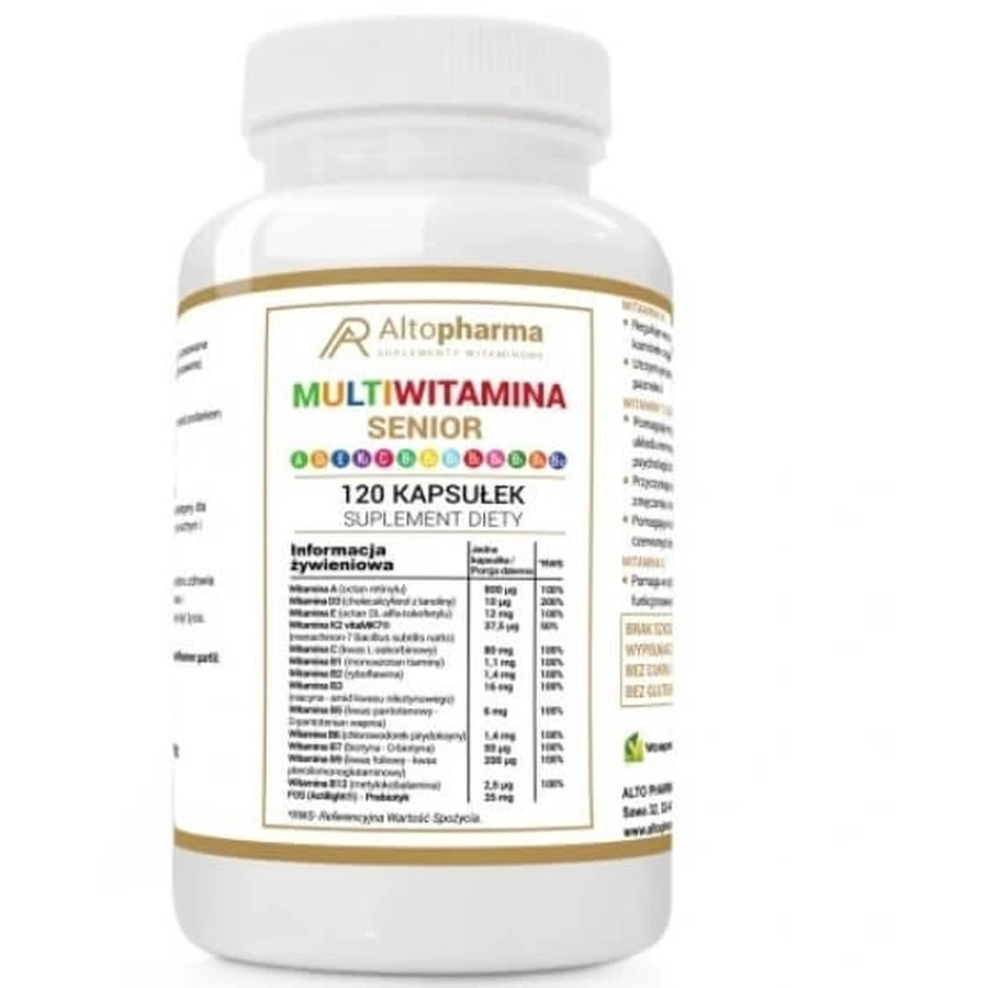 Altopharma Multivitamine Senior 120 capsules