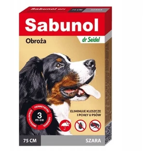 Sabunol GPI collar antipulgas 75 cm gris
