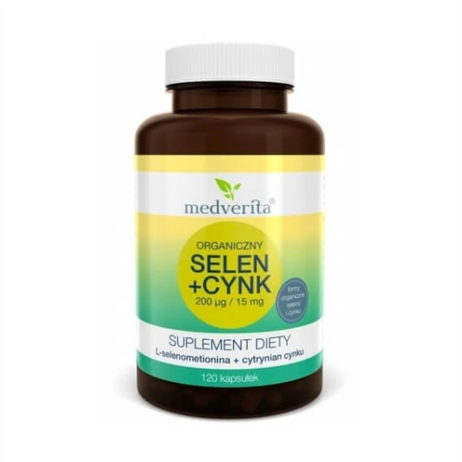 Medverita Selenium 200 mcg + Zinc 15 mg 120 gélules