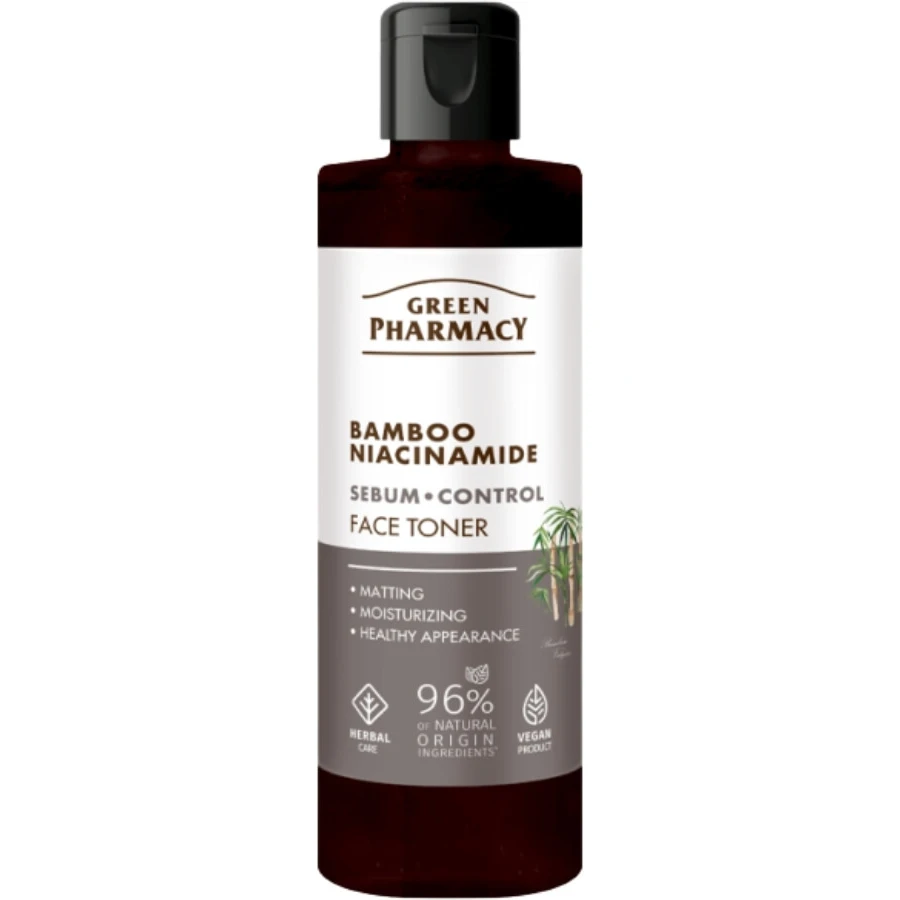 Groene apotheek Gezichtstonic bamboe, niacinamide 200 ml
