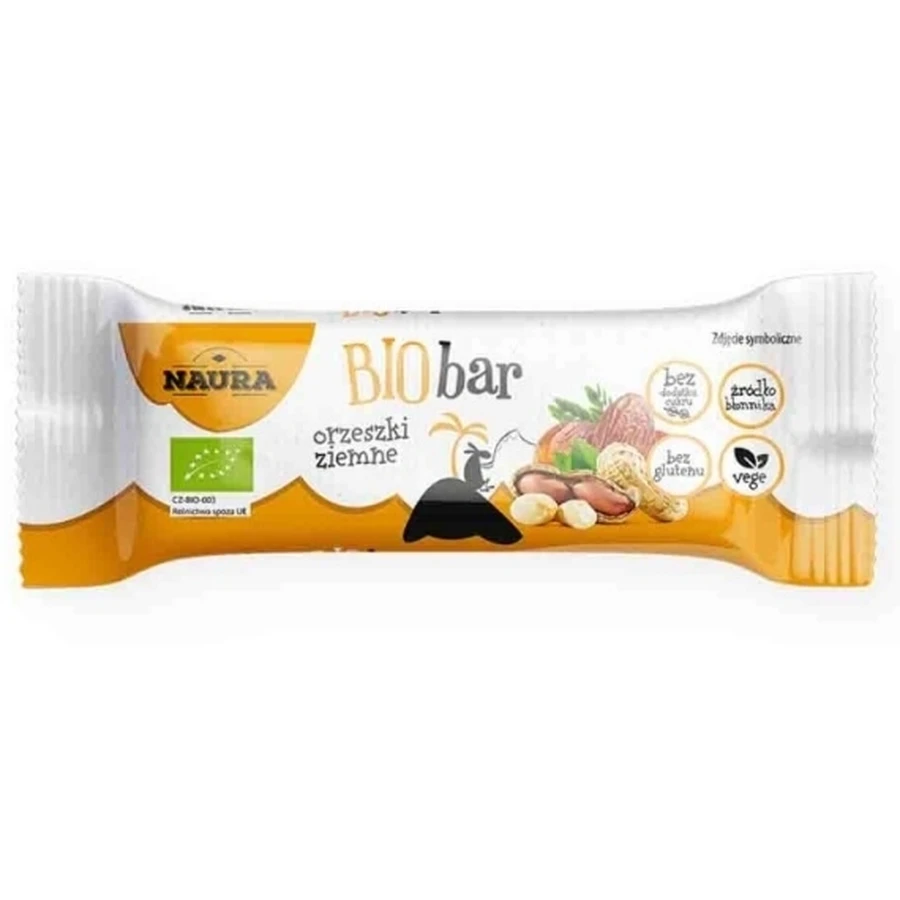 Barre aux cacahuètes Bio 35 g