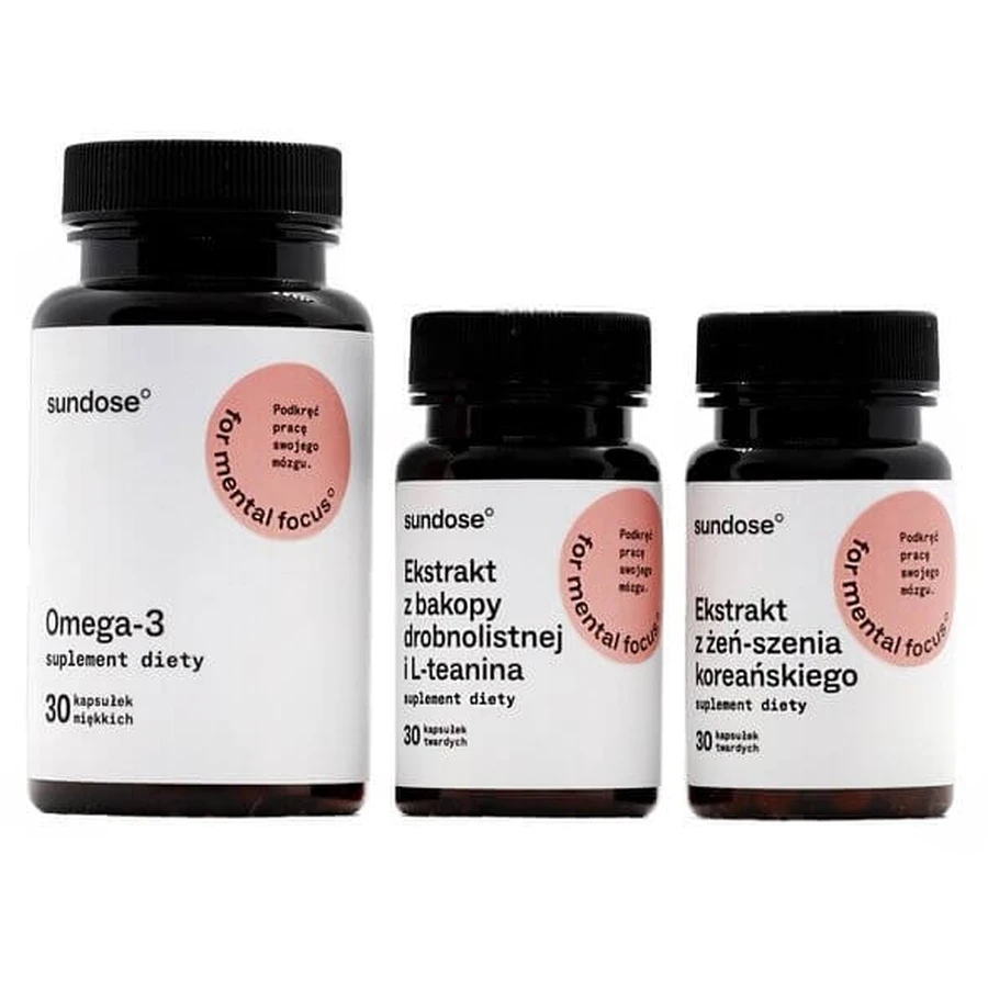 Sundose Para Concentración Mental Set Ginseng Extracto ...