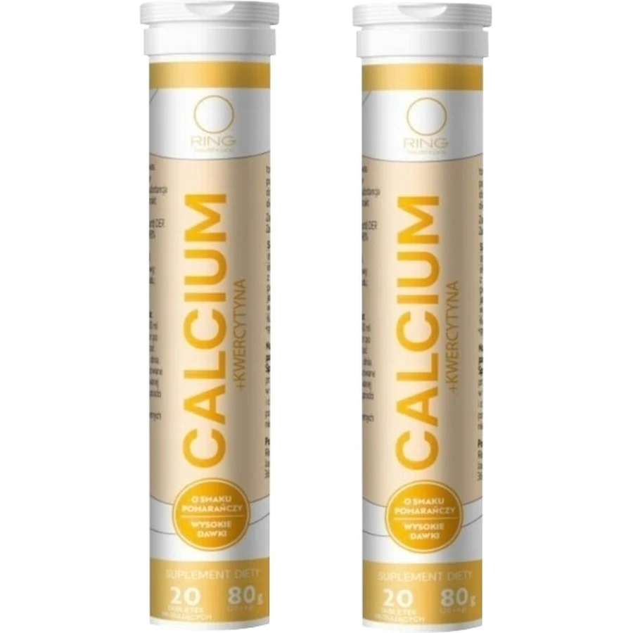 Ring Calcium + Quercétine 20 comprimés effervescents Multi-pack x ...