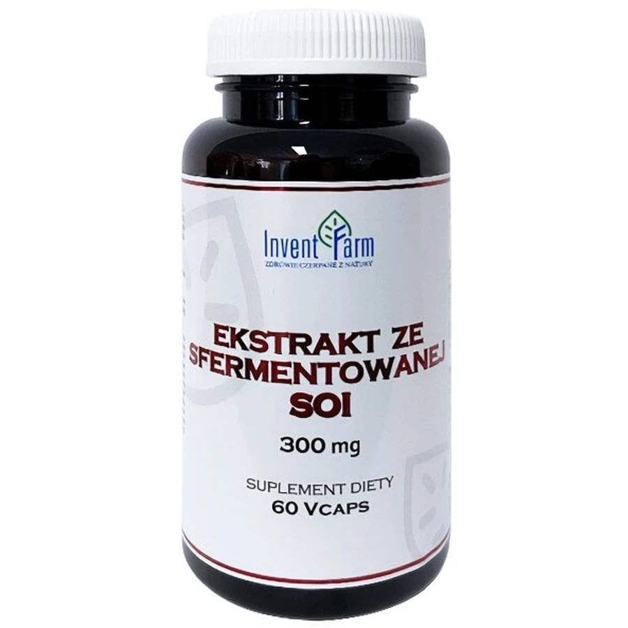 Gefermenteerd soja-extract 300 mg 60 capsules.