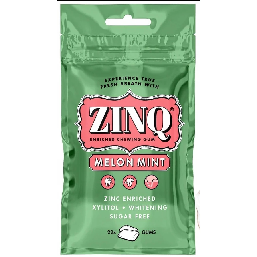 Chicle Zinq Melón Menta 22 unid.