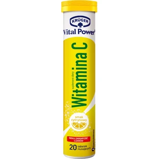 Kruger Vital Power Vitamin C 20 effervescent tablets