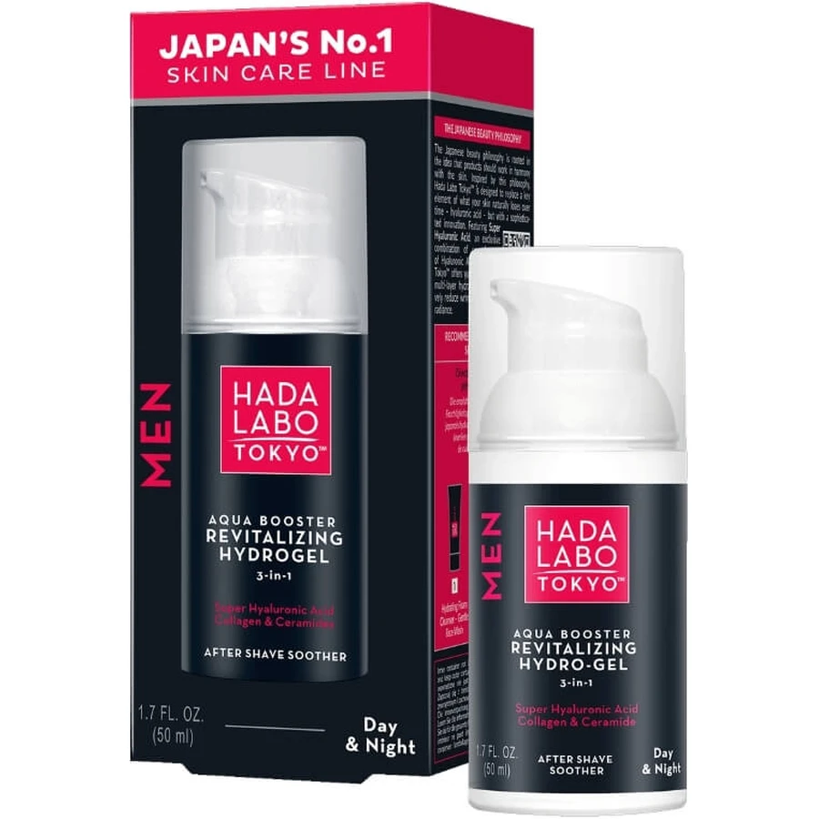 Hada Labo Tokyo Men Moisturizing and Revitalizing Day Gel ...