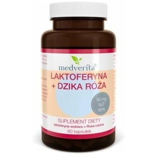 Medverita Lactoferrine + Wilde roos 60 capsules