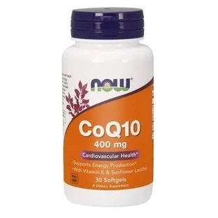 NOW FOODS Coenzym Q10 400 mg 30 Kapseln.