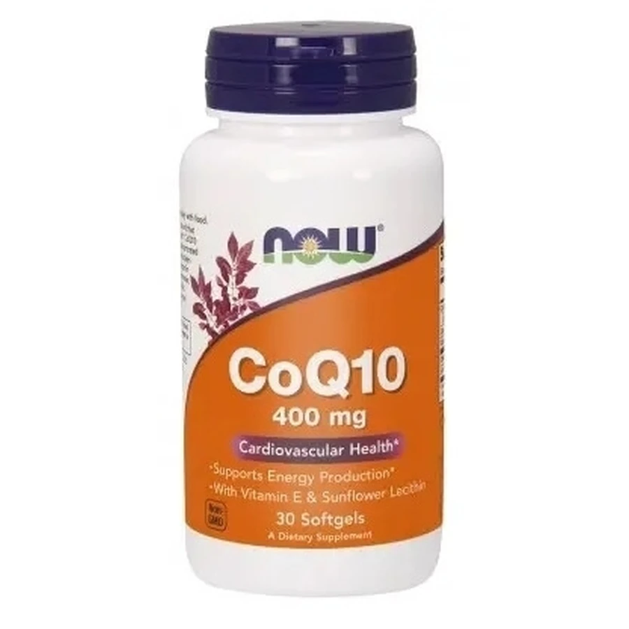 NOW FOODS Coenzym Q10 400 mg 30 Kapseln.