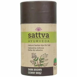Sattva Natural herbal hair dye Dark brown 150 g