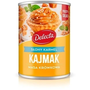 Delecta Kajmak pasta de caramelo, sabor caramelo salado 400 g