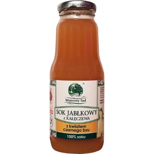 Wind Orchard Apple Juice from Kaleczew with black flower ...