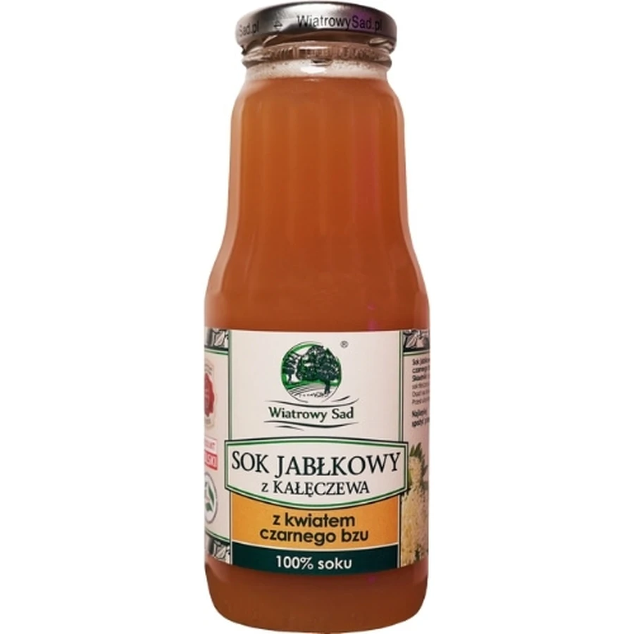 Wind Orchard Apple Juice from Kaleczew with black flower ...