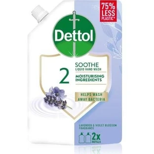 Dettol Soothing liquid hand soap Lavender flowers and violet ...