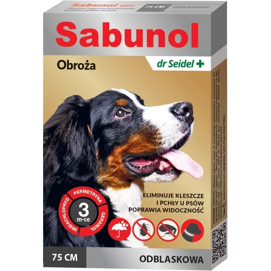 Sabunol GPI collar antipulgas 75 cm reflectante