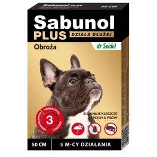 Sabunol Plus Hundehalsband funktioniert 5 Monate 50 cm 1 Stück
