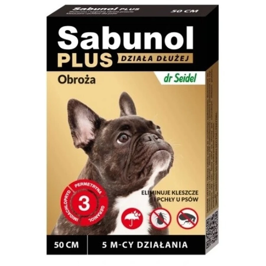 Sabunol Plus Hundehalsband funktioniert 5 Monate 50 cm 1 Stück