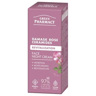 Green Pharmacy Crème de nuit à la rose de Damas, ...