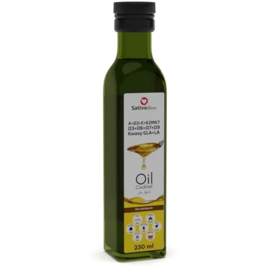 SativaLife Aceite de cola de coco 250 ml (Fecha de caducidad 06.07.2026)