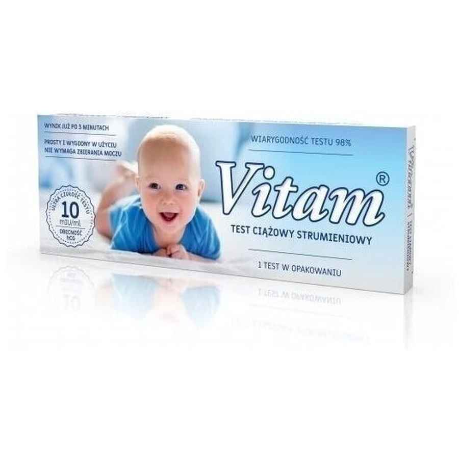 VITAM Streaming Pregnancy Test 1 piece.