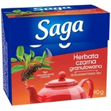 Saga gegranuleerde zwarte thee 90 g