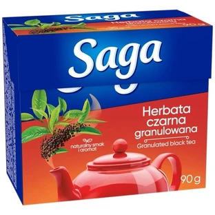 Saga gegranuleerde zwarte thee 90 g