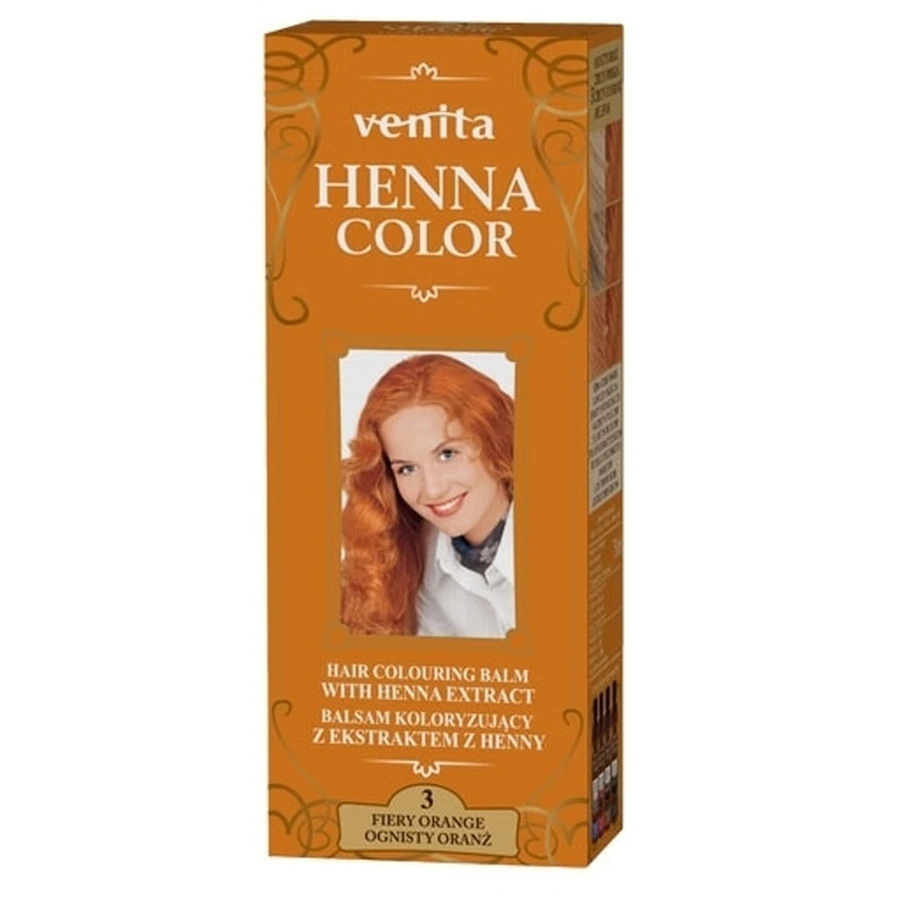 VENITA HENNA COLOR Pflanzliche Färbelotion 3 Feurig ...