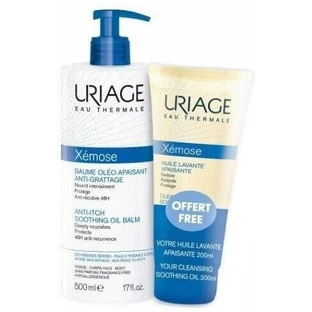 URIAGE XEMOSE soothing oil in cream 500ml + oil for ...