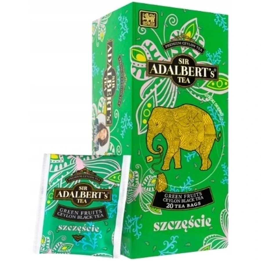 ADALBERT'S Emotions Green Fruits Happiness Tea 20 x 2 g