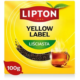 Lipton GEEL LABEL zwarte bladthee 100g