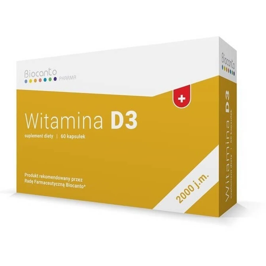 Biocante Vitamin D3 60 capsules