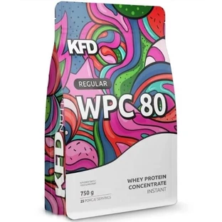 KFD WPC 80 Eiwit vanille- en aardbeiensmaak 750g