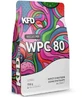 KFD WPC 80 Regular Protein vanilla and strawberry flavor 750g