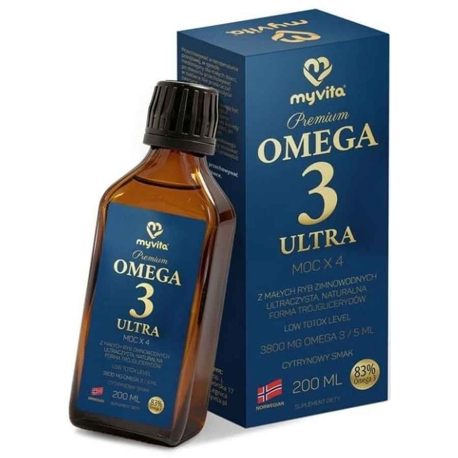 MyVita Omega-3 Ultra, 200 ml