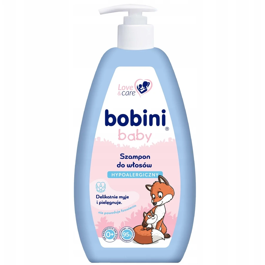 BOBINI Baby Shampooing hypoallergénique pour cheveux de bébé ...