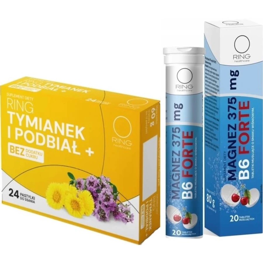 Ring Thymian und Huflattich + Magnesium-Set
