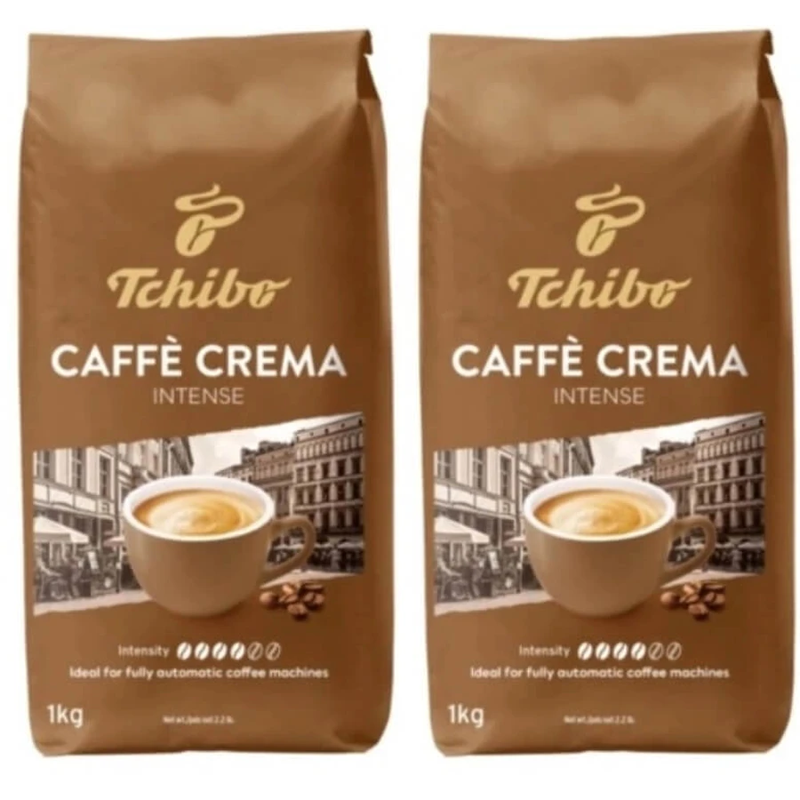 Tchibo Caffe Crema Intense Coffee Bean 1 kg Multi Pack x 2