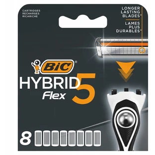 Bic Hybrid Flex 5 Vervangende scheermesjes 8 stuks