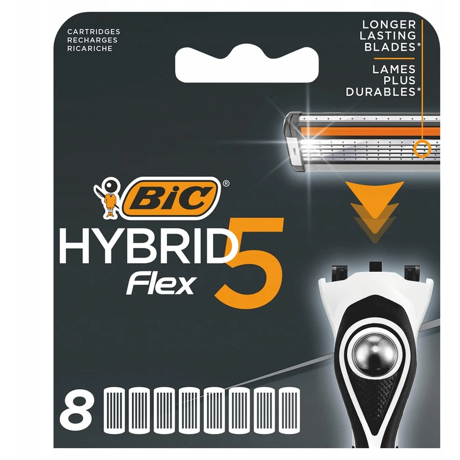 Bic Hybrid Flex 5 Vervangende scheermesjes 8 stuks