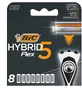 Bic Hybrid Flex 5 Vervangende scheermesjes 8 stuks