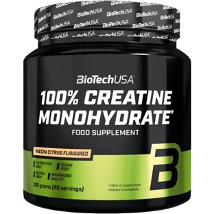 BioTech USA Creatine Monohydrate 100% Neon Citrus 300 g