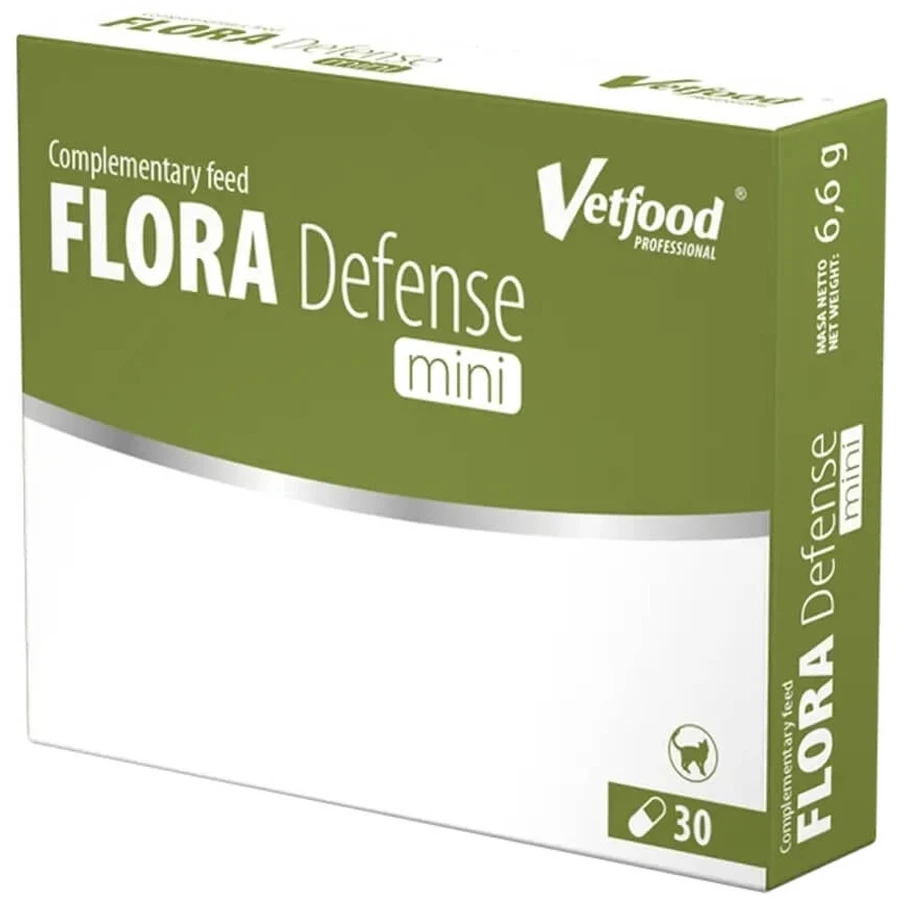 VETFOOD Flora Defense Mini 30 Kapseln.