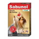 Sabunol GPI flea collar 35cm black decorative