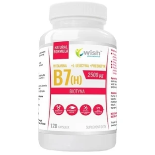 Wish Vegan Vitamin B7 2500 120 capsules.