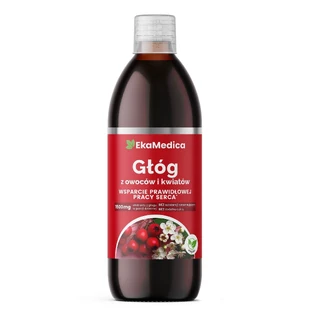 Ekamedica Weißdorn Früchte und Blumen 500 ml
