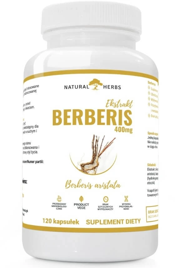 Altopharma Berberis Extract 400mg 120 capsules