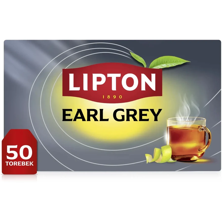 Lipton EARL GREY black tea 50 bags